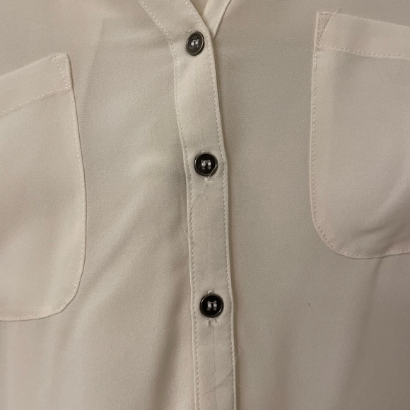 ABS Cream Color Size Large Blouse - Picture 2 of 4